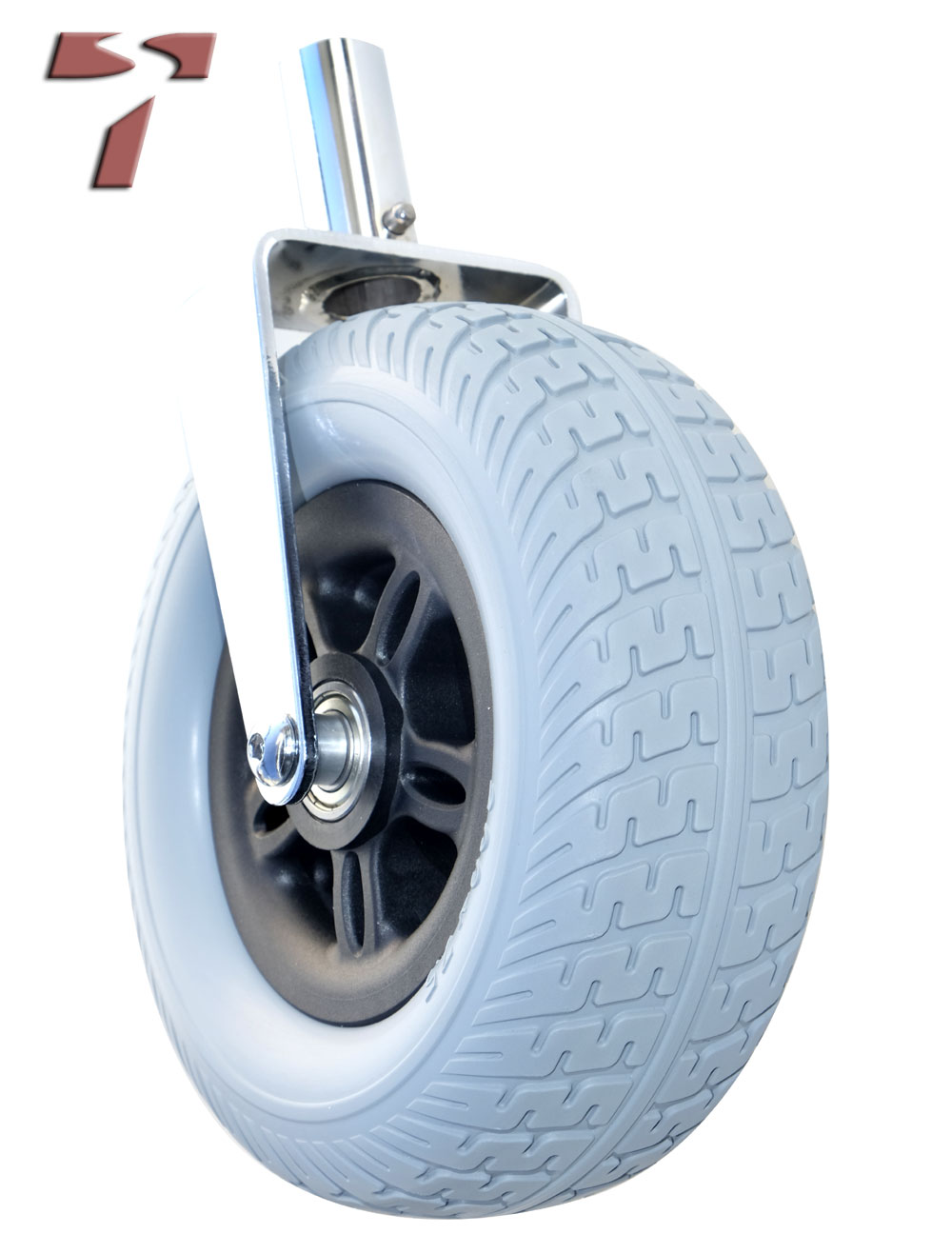 accessoires for the folding scooter: wider front wheel and fork